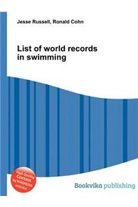 List of World Records in Swimming
