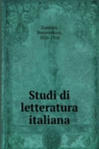 Studi di letteratura italiana