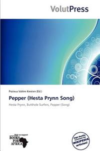 Pepper (Hesta Prynn Song)