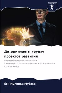 Детерминанты неудач проектов развития