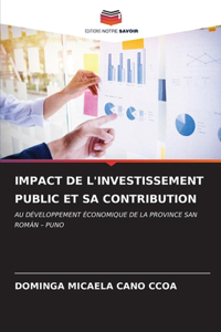 Impact de l'Investissement Public Et Sa Contribution