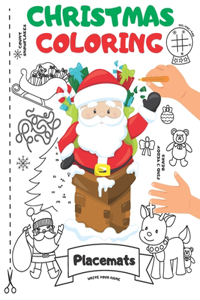 Christmas Coloring Placemats