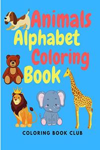 Animals Alphabet Coloring Book
