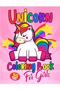 Unicorn Coloring Book For Girls