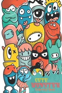 Cute Monster Coloring Book