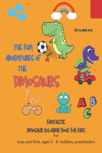 Fantastic Dinosaur Coloring Book For Kids