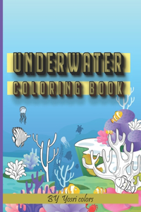 Underwater coloring book