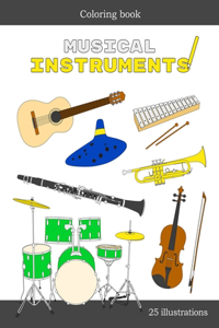 Coloring Book - Musical Instruments