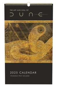 2025 the Art and Soul of Dune Poster Wall Calendar