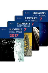 Blackstone's Police Manuals 2017: Four Volume Set