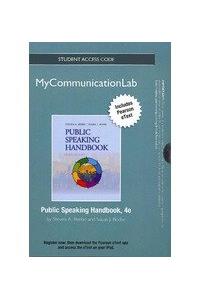 NEW MyLab Communication without Pearson eText -- Standalone Access Card -- for Public Speaking Handbook