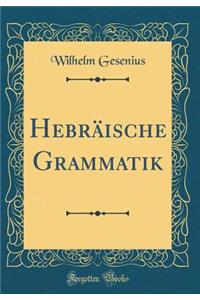 Hebrï¿½ische Grammatik (Classic Reprint)
