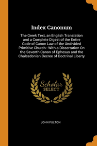 Index Canonum