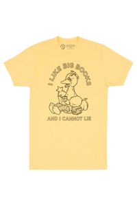 Sesame Street Big Bird: I Like Big Books Unisex T-Shirt Medium