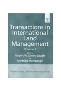 Transactions In International Land Management, Vol 1
