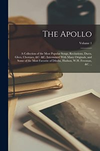 Apollo: A Collection of the Most Popular Songs, Recitations, Duets, Glees, Choruses, &c. &c. Intermixed With Many Originals, and Some of the Most Favorite o