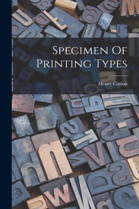 Specimen Of Printing Types