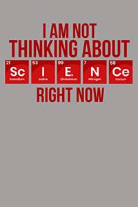 I Am Not Thinking About Science Right Now