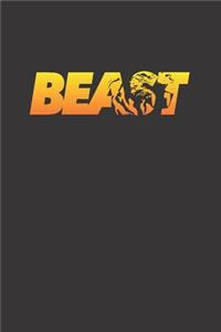 Notebook for Gym Fitness bodybuilding motivation coach sport beast