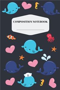 Whale Composition Notebook