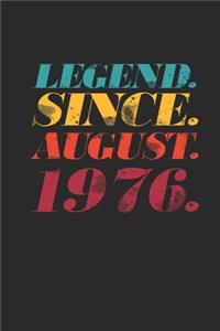 Legend Since August 1976