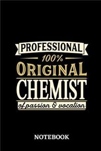 Professional Original Chemist Notebook of Passion and Vocation