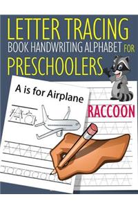 Letter Tracing Book Handwriting Alphabet for Preschoolers Raccoon