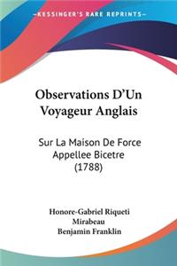 Observations D'Un Voyageur Anglais