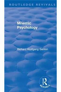 Revival: Mnemic Psychology (1923)