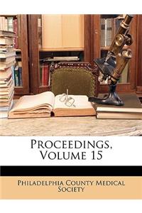 Proceedings, Volume 15