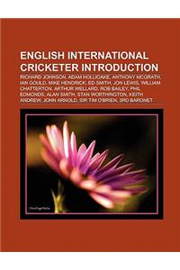 English International Cricketer Introduction