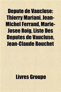 Depute de Vaucluse
