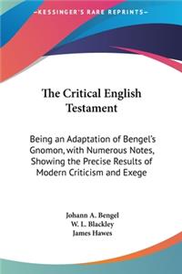 The Critical English Testament