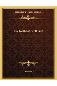 The Ineffability of God