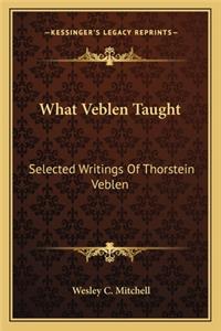 What Veblen Taught