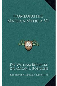 Homeopathic Materia Medica V1