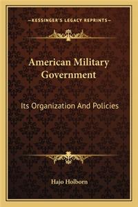 American Military Government