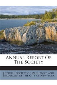 Annual Report of the Society