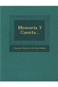 Memoria y Cuenta...