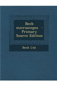 Beck Microscopes