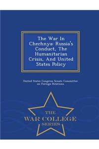 War in Chechnya