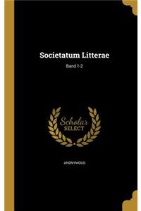 Societatum Litterae; Band 1-2