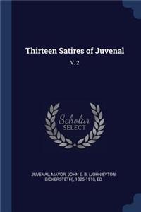 Thirteen Satires of Juvenal