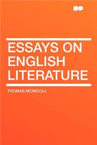 Essays on English Literature