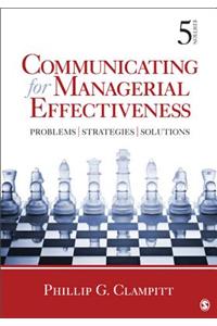 Communicating for Managerial Effectiveness