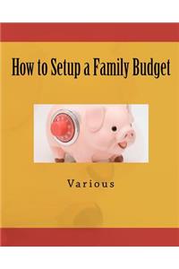 How to Setup a Family Budget