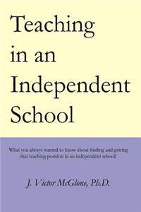 Teaching in an Independent School