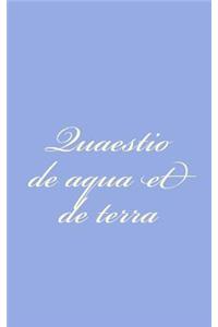 Quaestio de aqua et de terra