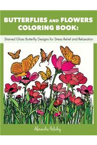 Butterflies and Flowers Coloring Book