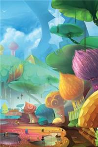 Bugland Fairy Village Grid Notebook